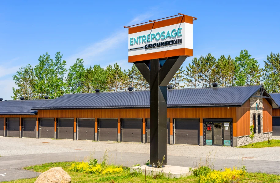 Self storage facility in Mont-Tremblant, Quebec