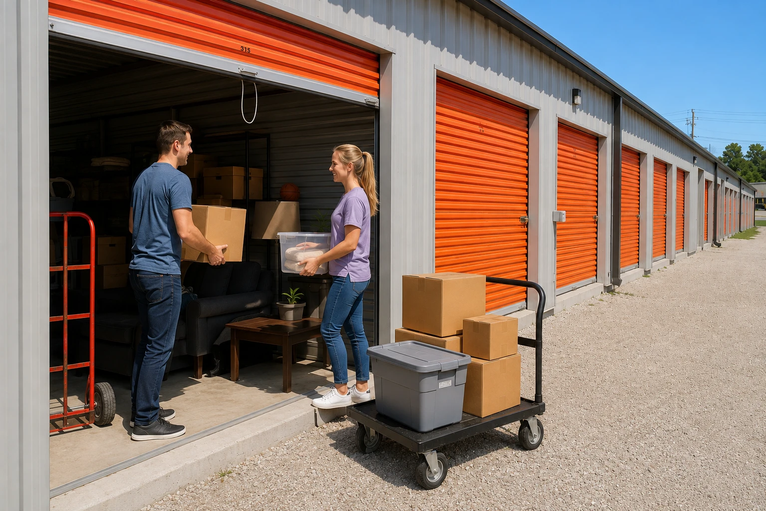 Self storage units in Huron County, ON.